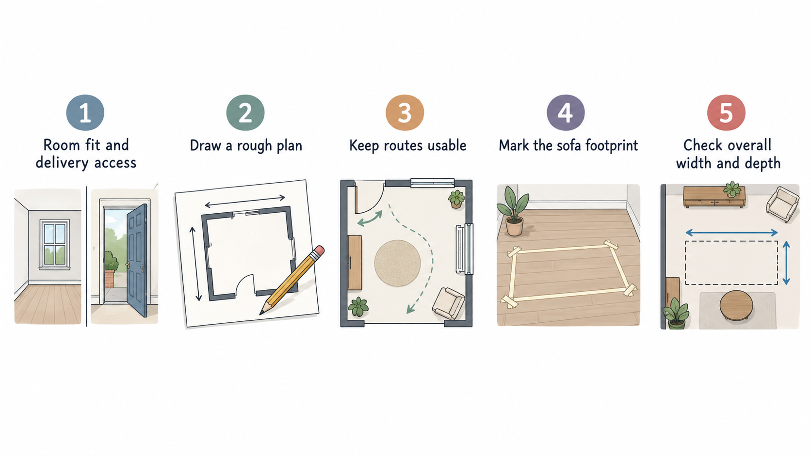 Show the section’s five stated delivery-access checks in a numbered checklist.