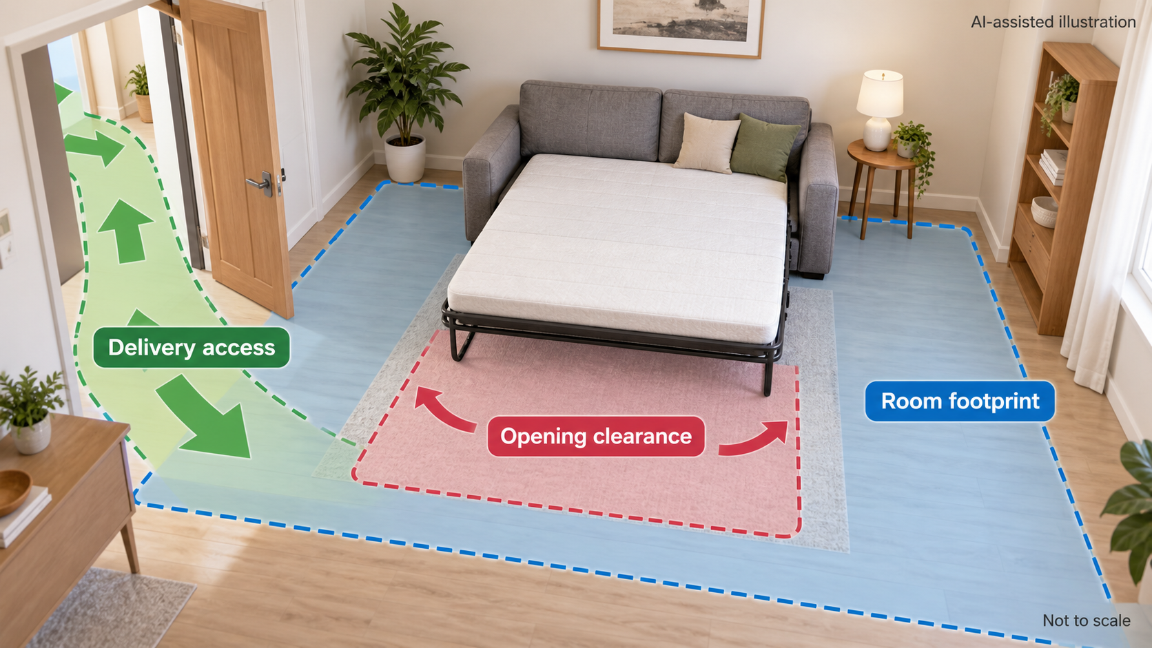 Editorial illustration for Best sofas for UK homes: evidence-led choices by room fit and everyday use